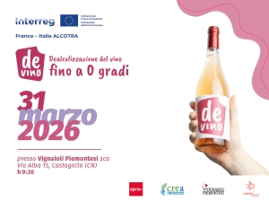 Nasce DEVIN0: il progetto transfrontaliero Italia– Francia coordinato da Apro Formazione con  Vignaioli Piemontesi, Crea e Centre du Rosè sulla dealcolizzazione del vino fino a 0 gradi