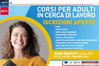 CORSI GRATUITI* PER ADULTI IN CERCA DI LAVORO 